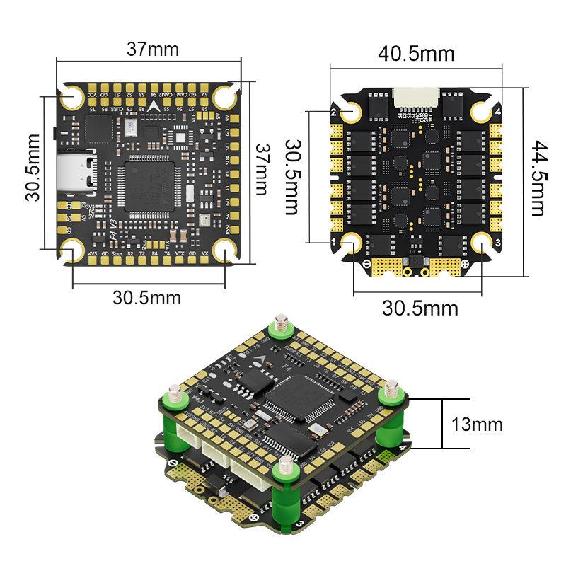 Aocoda-RC F465S V4 Stack F405  - Speedybee F405 V4 Bls 55A Stack 评论和价格